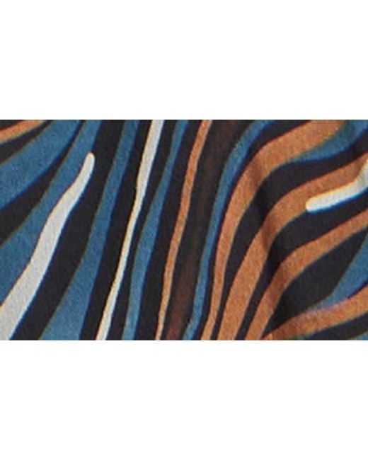 Apny Blue Printed Top