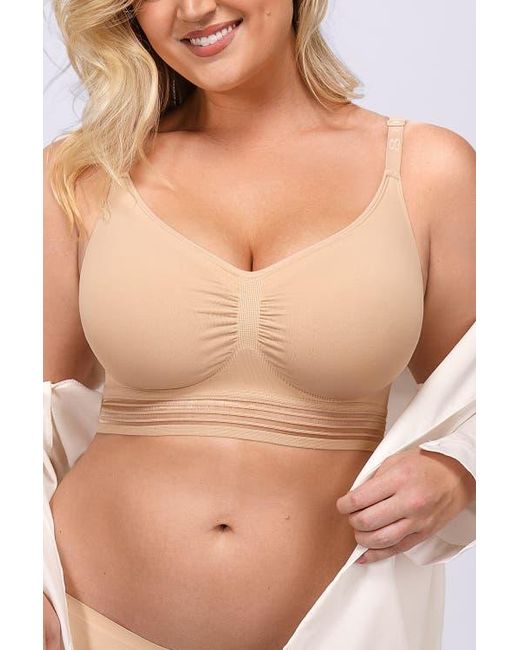 Shapellx Natural Wireless Full Coverage Seamless Bra