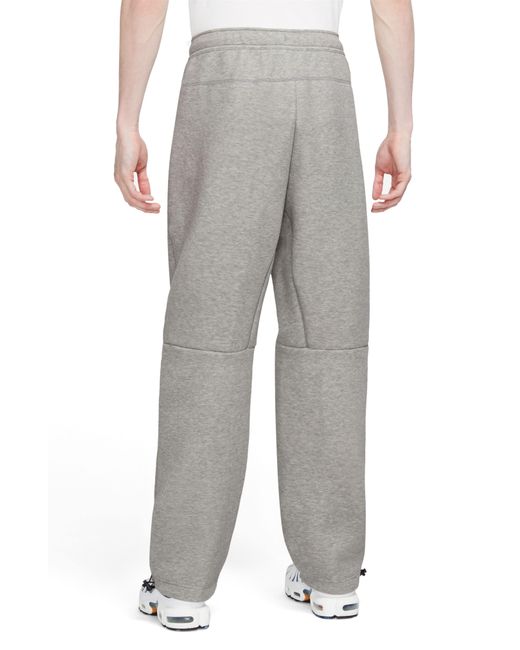 Nike Tech Fleece Open Hem Pants in Gray for Men | Lyst
