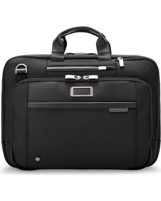 Briggs & Riley Black Work Large Expandable Briefcase