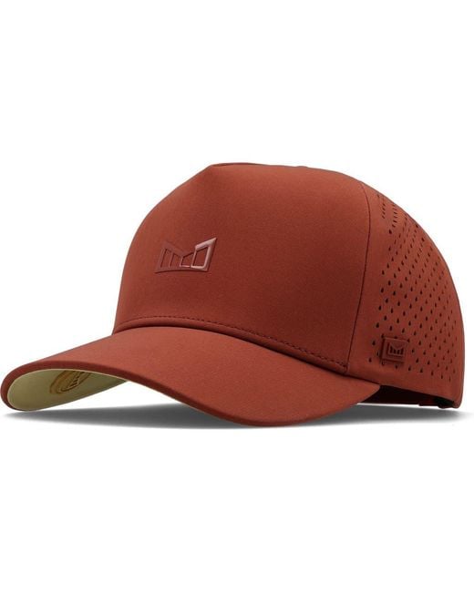 Melin Red Odysea Hydrolite Performance Snapback Hat for men