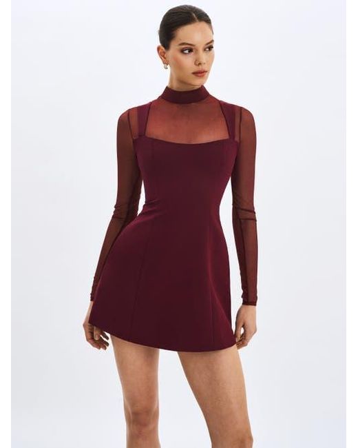 halter neck bodycon dress Retro Stage Solid Halter Bodycon Midi Dress Holiday Cocktail Dress in Red main image 1