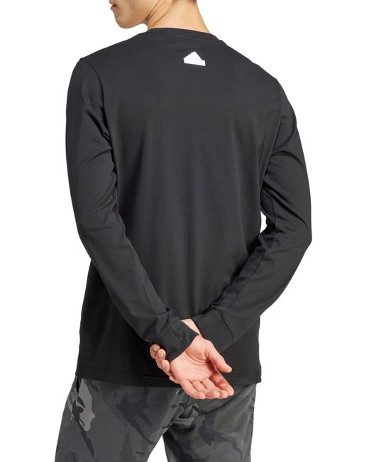  adidas Men's City Escape T-Shirt, Black, Large
