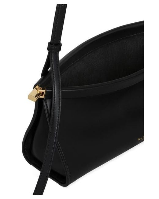 Alaïa Black Small Le Click East/West Leather Shoulder Bag