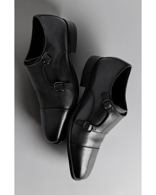 Kenneth Cole Gray Charles Double Monk Strap Shoe for men