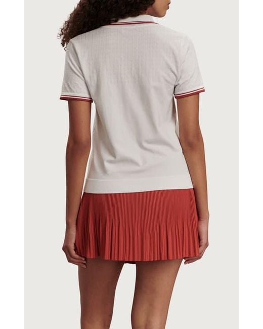 Varley Red Mickey Seamless Performance Polo
