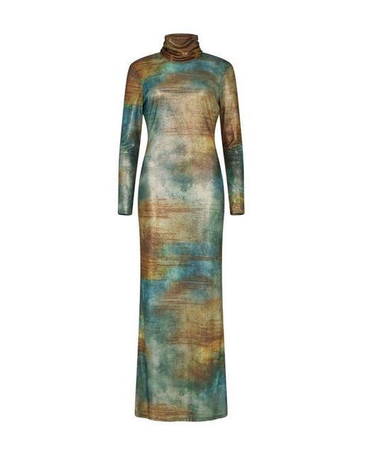DASKA Green Araa Dress