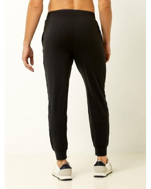 Single Stitch Black Everyday Drawstring Jogger for men