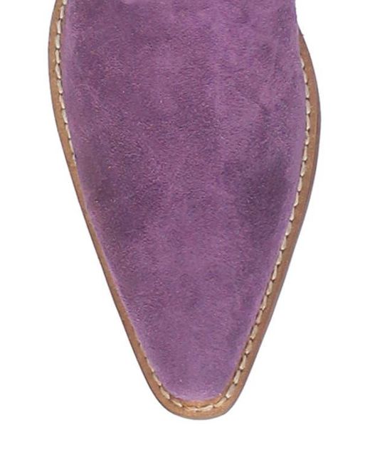 Dingo Purple Wild Child Fringe Knee High Western Boot