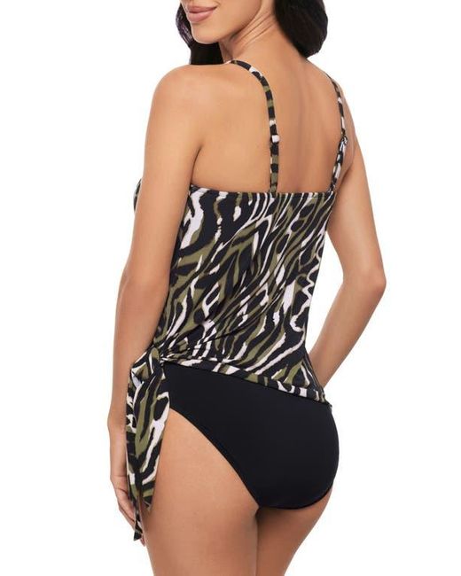 Magicsuitr Black Safari Sands Alex Tankini Top