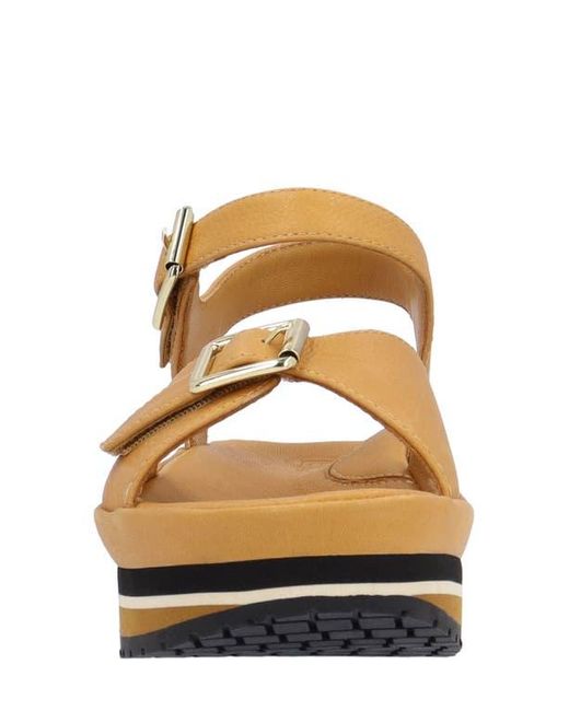 L'amour Des Pieds Brown Vardant Platform Sandal