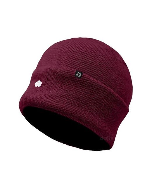 Alix Red Lil Flower Beanie Cap