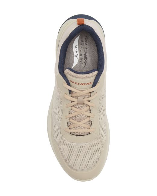Skechers Arch Fit Baxter Pendroy Running Shoe in White for Men | Lyst