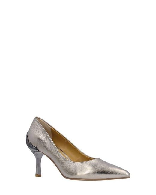 J. Reneé Metallic Tacy Pointed Toe Pump