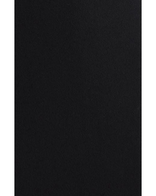 Vince Camuto Black Long Sleeve Beaded Crepe Midi Dress