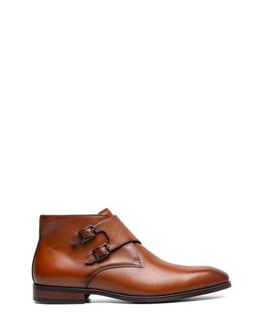 Stacy Adams Brown Kaius Double Monk Strap Boot for men