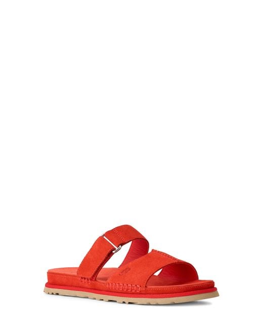 Ugg Red Goldengaze Slide Sandal