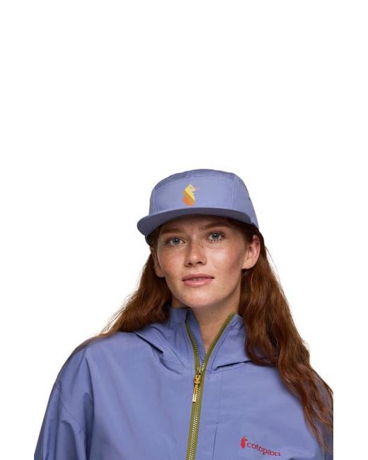 COTOPAXI Blue Llama Stripes 5-Panel Hat