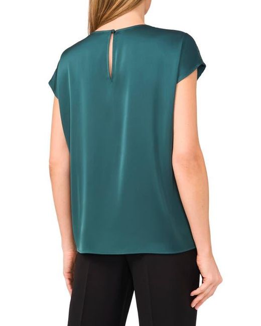 Halogen® Green Sequin Cap Sleeve Top