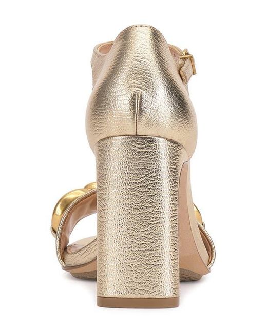 Vince Camuto Brown Aurelia Ankle Strap Sandal