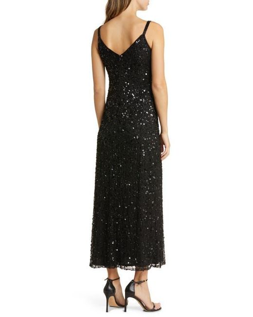 Pisarro Nights Beaded Cocktail Dress With Bolero in Black | Lyst