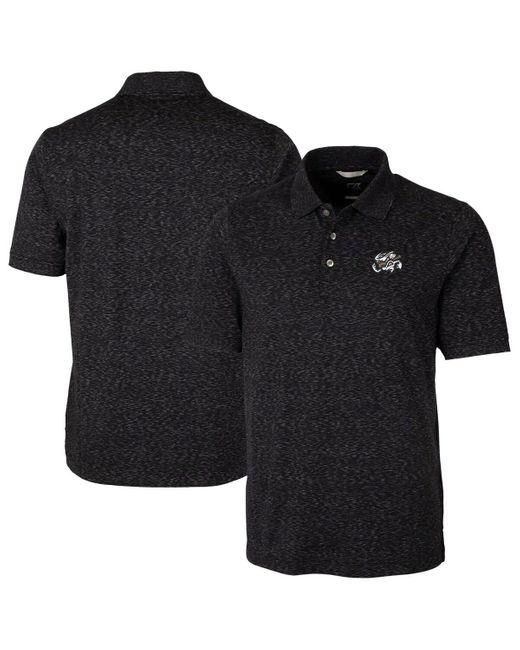 Cutter & Buck Black Omaha Storm Chasers Big & Tall Drytec Advantage Tri-blend Space Dye Polo At Nordstrom for men