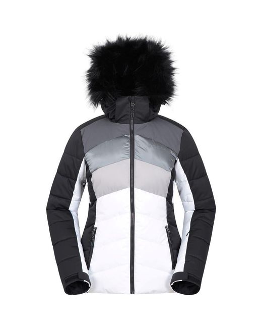 Mountain Warehouse Black Cascade Padded Ski Jacket