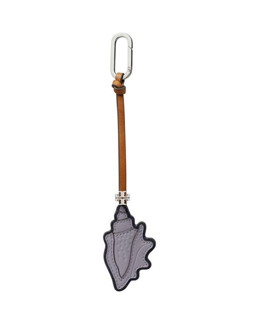 Tory Burch Metallic Conch Shell Leather Bag Charm