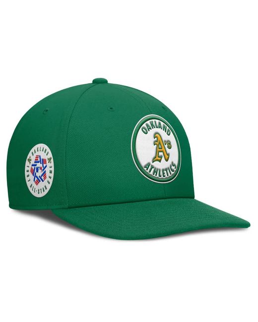 Nike Green Athletics Pro Performance Snapback Hat for men