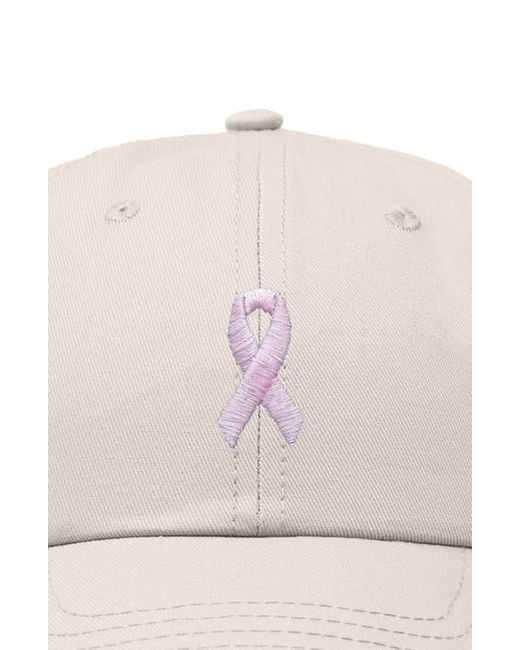 Alix Pink Ribbon Dad Cap