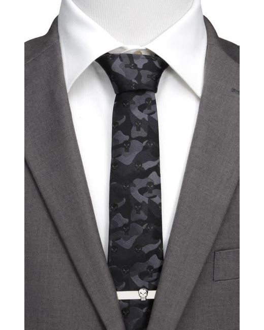 Cufflinks Inc. Black X Marvel The Punisher Silk Tie for men
