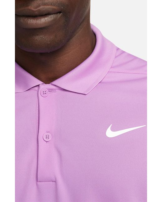 Nike Purple Nike Dri-fit Victory Golf Polo for men