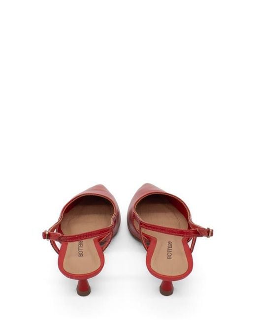 BOTTER Red Botolivia Legacy Pointed Toe Slingback Pump