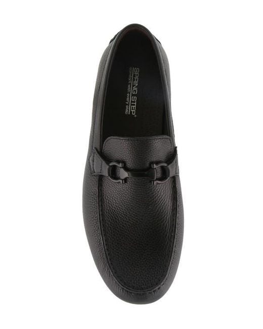 Spring Step Black Jarrett Bit Loafer for men