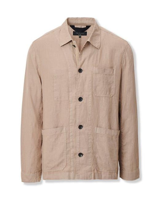 Rag & Bone Multicolor Evan Linen Chore Jacket for men