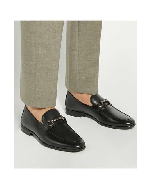 Dune Black Seymore Flexi Bit Loafer for men