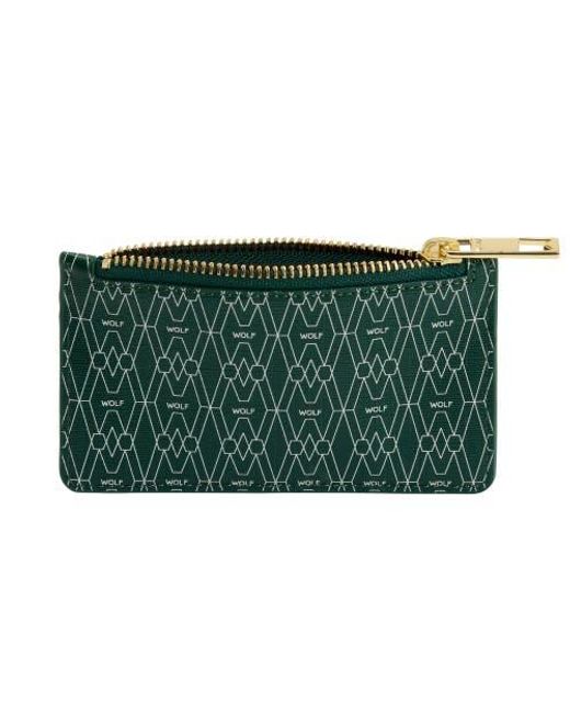 Wolf Green Signature Zip Case for men