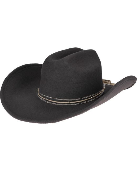 San Diego Hat Black Felt Cowboy Hat