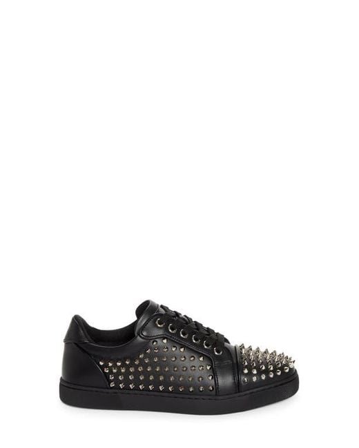 Christian Louboutin Vieira Night Spikes Low Top Sneaker in Black Lyst
