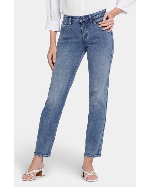 NYDJ Blue Relaxed Slender Jeans