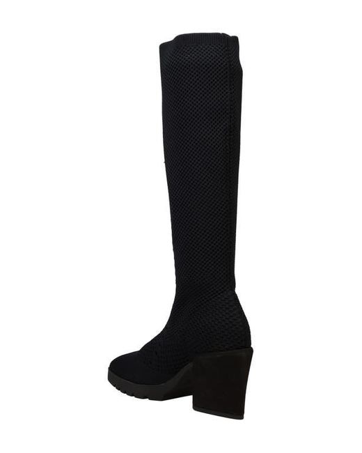Eileen Fisher Black Syd Stretch Knee High Boot