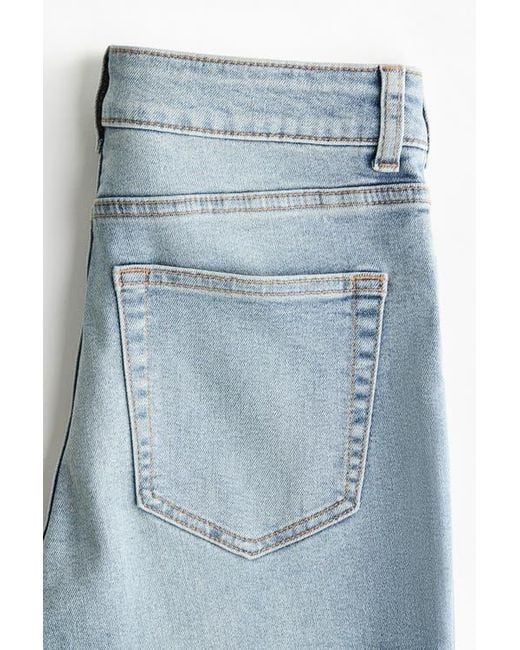 H&M Blue Flared High Jeans