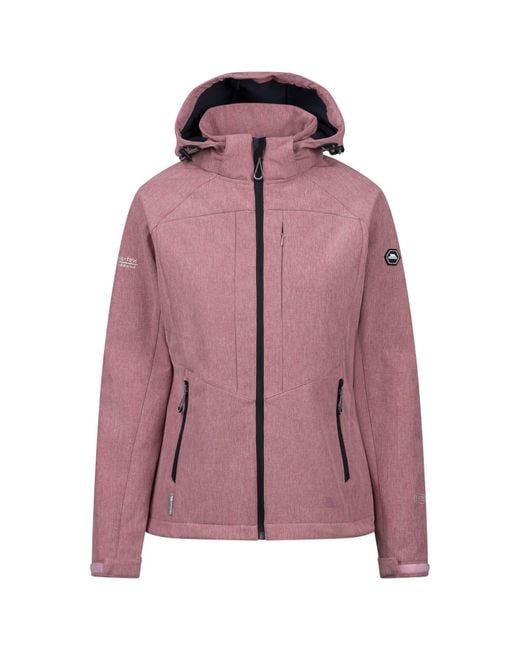 Trespass Purple Fryatt Soft Shell Jacket
