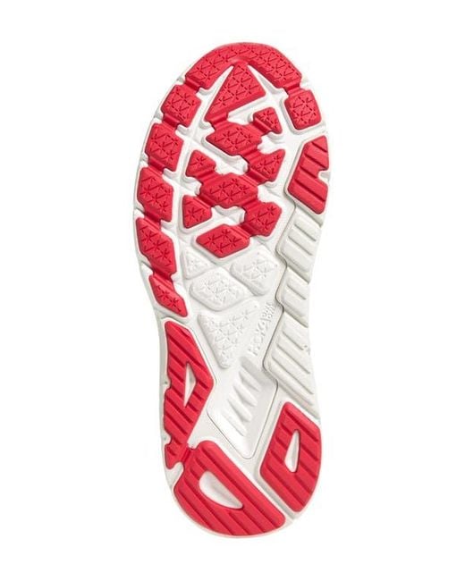 Hoka One One White Arahi 7 Running Shoe