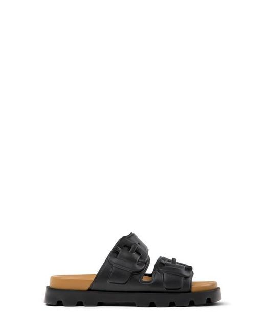 Camper Black Brutus Slide Sandal