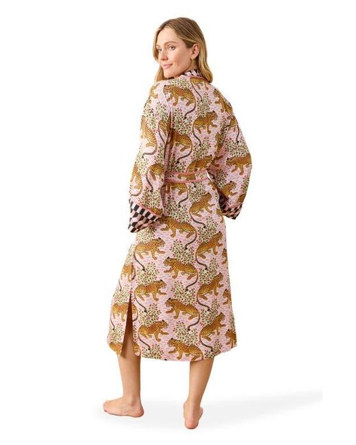 Printfresh Pink Eco Satin Robe