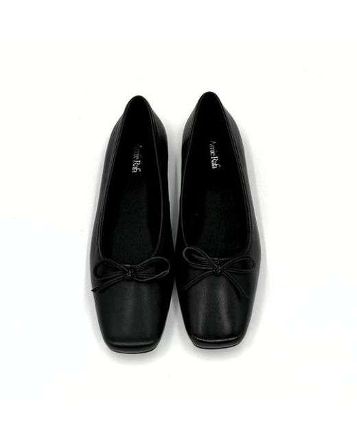 Amie Rafa Black Madrid Ballet Flats