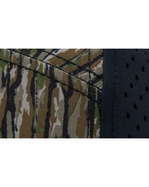 Melin Black X Realtree Trenches Icon Hydro Performance Snapback Hat for men