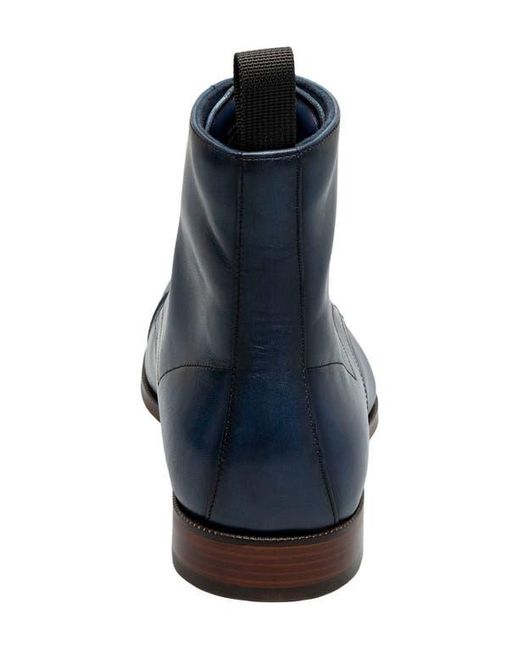 Stacy Adams Blue Henry Cap Toe Boot for men