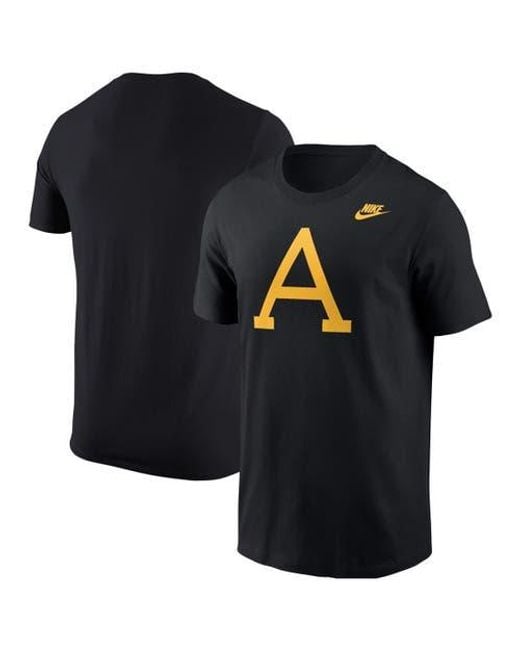 Nike Black Army Knights A Logo West Point Classic Collection T-Shirt for men
